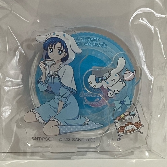 2023 Sanrio/Sailor Moon Small Acrylic Stand-Cinnamoroll and Sailor Mercury - Picture 3 of 5